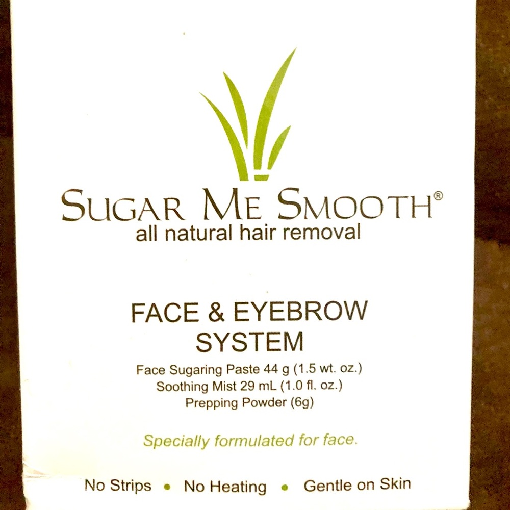 Sugar Me Smooth facial hair removal kit new in box NIB